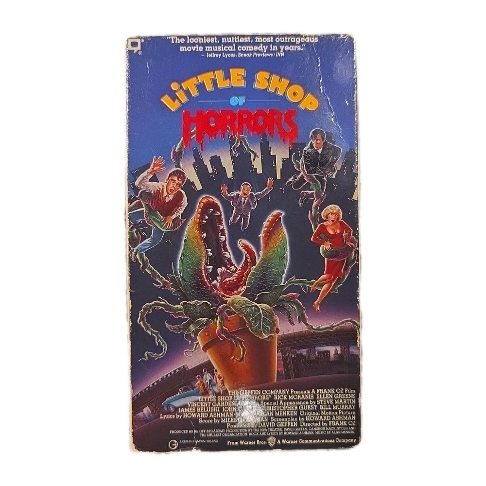 Warner Bros. Little Shop of Horrors VHS Tape Hits Edition Horror Comedy Musical